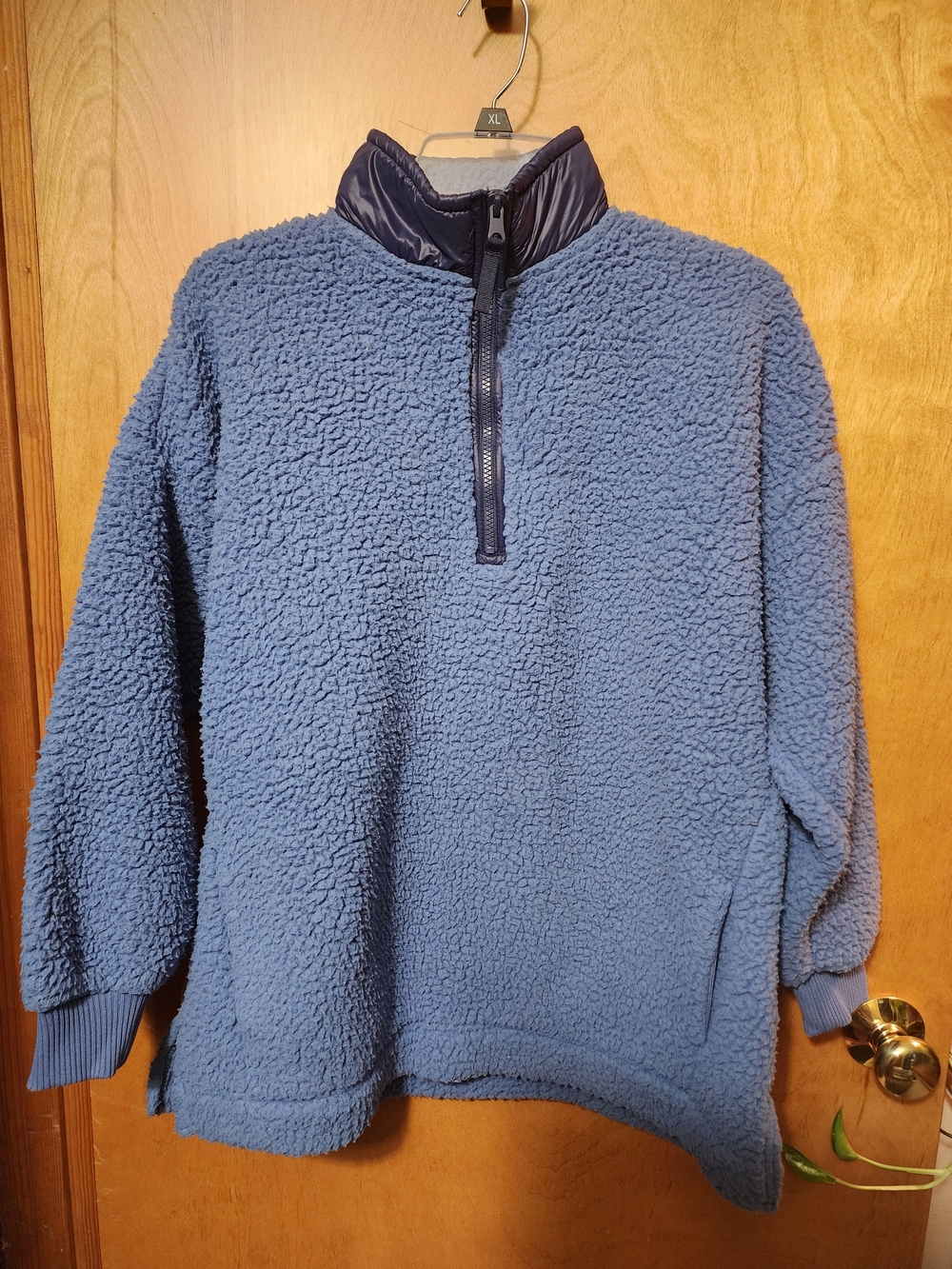 Aerie Dream Sherpa Quarter Zip Sweatshirt Women's Size S